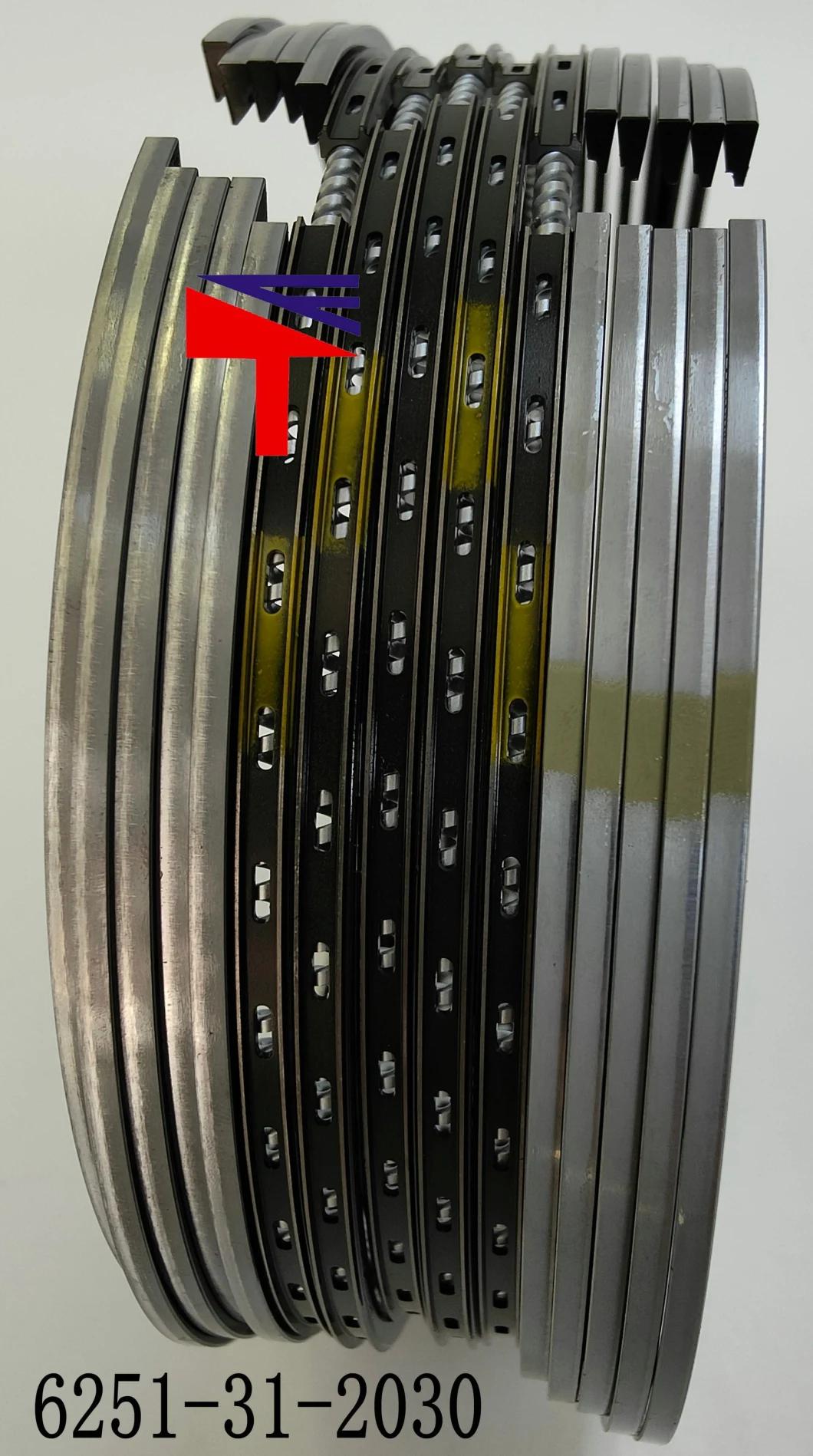 High Quality Diesel Engine Mechanical Parts Piston Ring 6251-31-2030 for Excavator Parts PC400-8 Wheel Loaders Parts Wa470-6 Engine Parst SAA6d125e-5