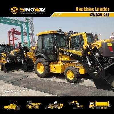China Hot Sale Backhoe Loader with Cummins Engine