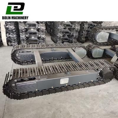 Rubber Track or Steel Track Undercarriage/ Industry Full Tracked Chassis / Rubber Chassis