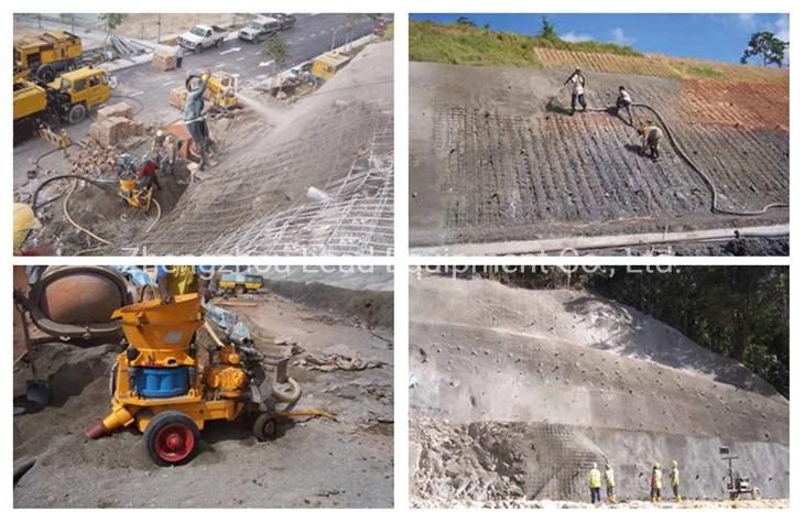 Long Working Life Electric Motor Shotcete Machine for Slope Protection