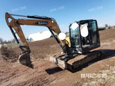 Used Mini Medium Backhoe Excavator Sany Sy60c Construction Machine Second-Hand