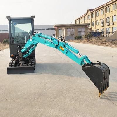 China Shanzhuang Fw17b Crawler Small Hydraulic Micro Mini Excavator for Sale Mini Digger Machine with Mini Digger for Sale