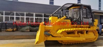 160HP Forest Lumbering Bulldozer 16f Dozer with Winch to Pull Logs