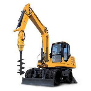 New Design Construction Equipment Drill Post Hole Digger Attachment Hydraulic Mini Excavator Earth Auger for Sale