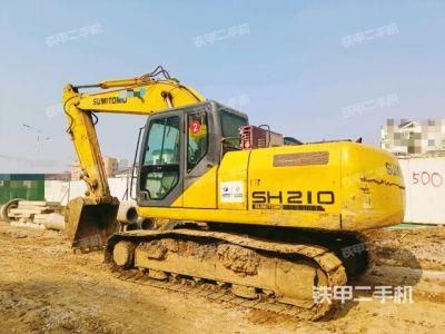 Used Mini Medium Backhoe Excavator Doushan Sh210-5 Construction Machine Second-Hand