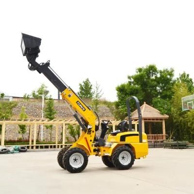 Small Articulated Loader with Extension Boom