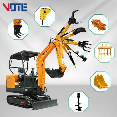 Mini Crawler Excavator 2.0 Ton Cheap Price New Excavator for Wholesale Add Cab Air-Conditioning Mini Excavator Sell