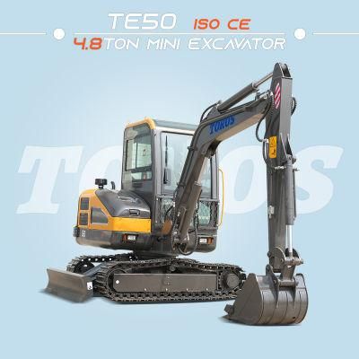 Construction Garden Farm Using Machine Minicargadora Mini Excavator 5ton Digging Machine