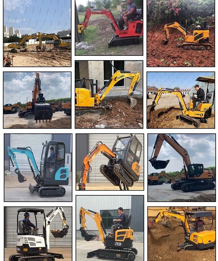 High Effiency 8.6kw Engine Mini Crawler Excavators Suit for Construction