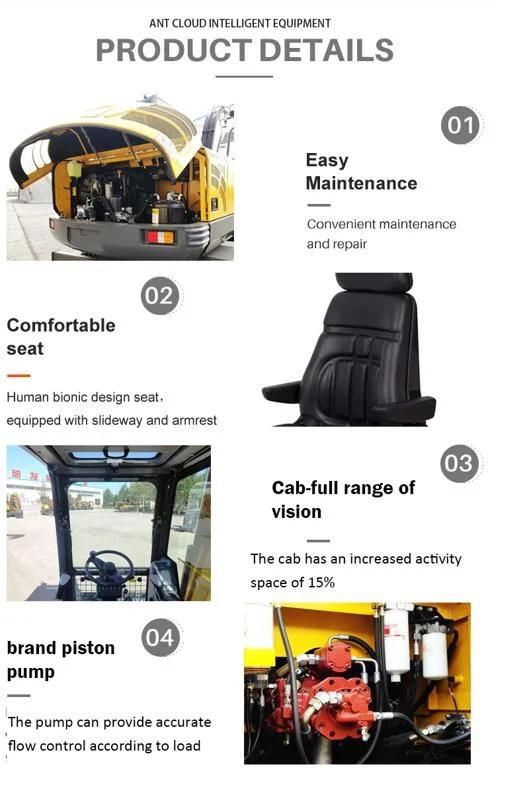 High Efficiency Hydraulic Crawler Small Household Excavator