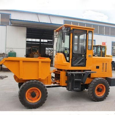 Wheel Mini Site Dumper Tractor Truck Loader Electric Power 1 Ton for Sale