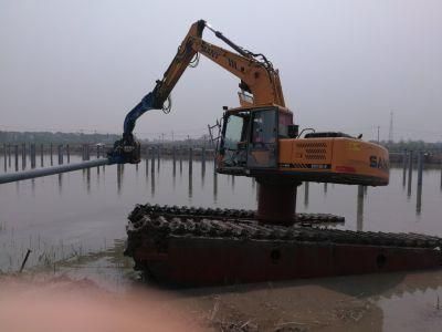 Hydraulic Piling &amp; Driving Rig Machine Pile Driver Equipment Mounted with Excavator