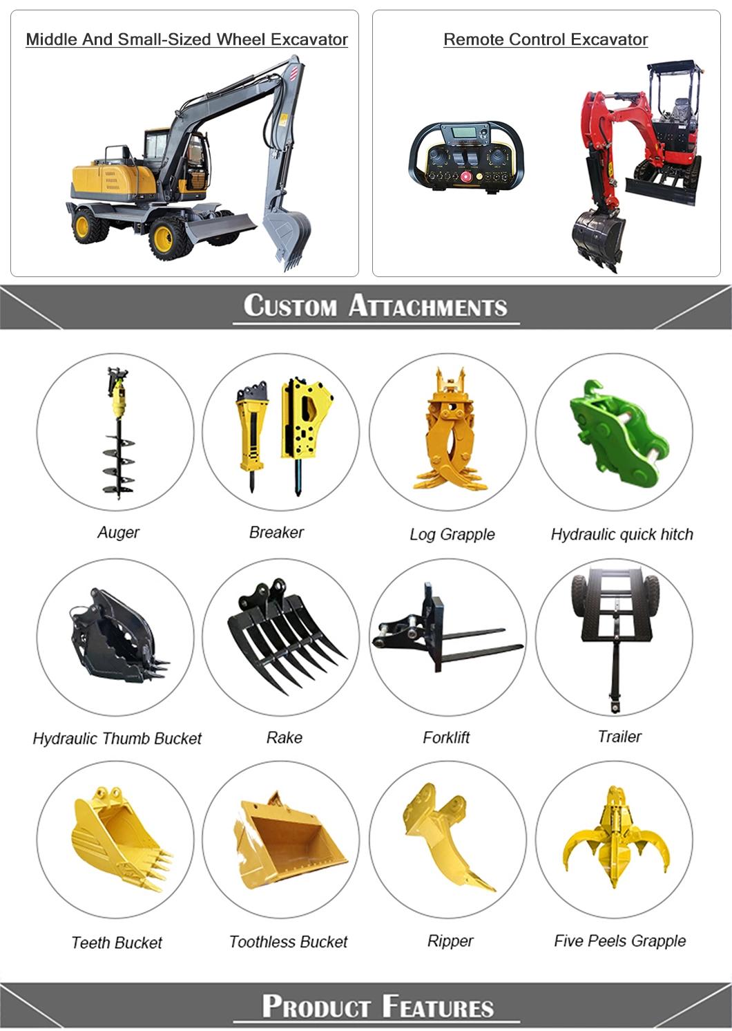 Advanced Technology Micro Digger Excavator 2 Ton Excavator Diesel