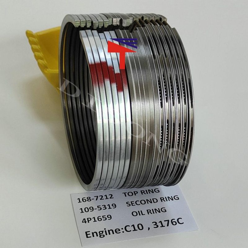 High Quality Diesel Engine Mechanical Parts Piston Ring 4p1659 109-5319 168-7212 for Excavator Parts E345b Engine Parts C10 3176c Generator Set