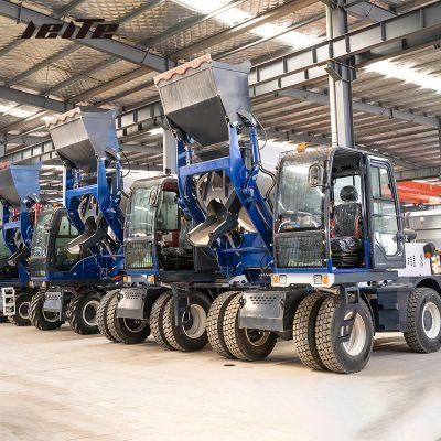 Fully Automatic Self Loading Mobile Mini Concrete Mixer Prices