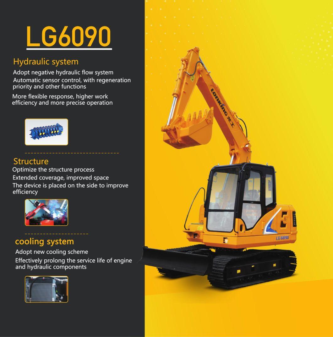 Hot Sale Big Crawler Excavator for Sale 8600kg Garden Household with Yanmar 4tnv98t-Slk Engine