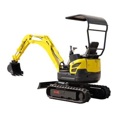 Chinese 1.8ton 2t 2.2ton Mini Crawler Excavators with Yanmar Engine for Euro