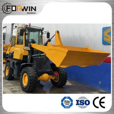 2ton Mini Wheel Loaders Professional Design Wheel Loader Price with CE ISO TUV