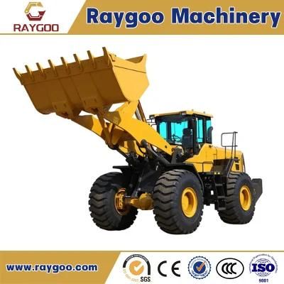 Raygoo Hot Sales L968f 6t Large Energy-Saving Wheel Loader with 3.5m3 Bucket for Mining