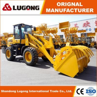 Lugong Long Time Life 2.2ton LG939 Hydraulic Torque Converter Loader with Palet Fork