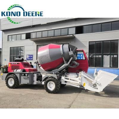 OEM 1.5cbm Self Loading Concrete Mixer Truck Low Price