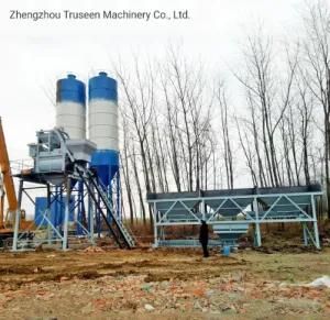 Hzs25-Hzs75 Ready Mixed Concrete Batching Plant for Sale in Uzbekistan