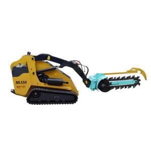 Diesel Type Mini Skid Steer Trencher Backhoe Loader Price