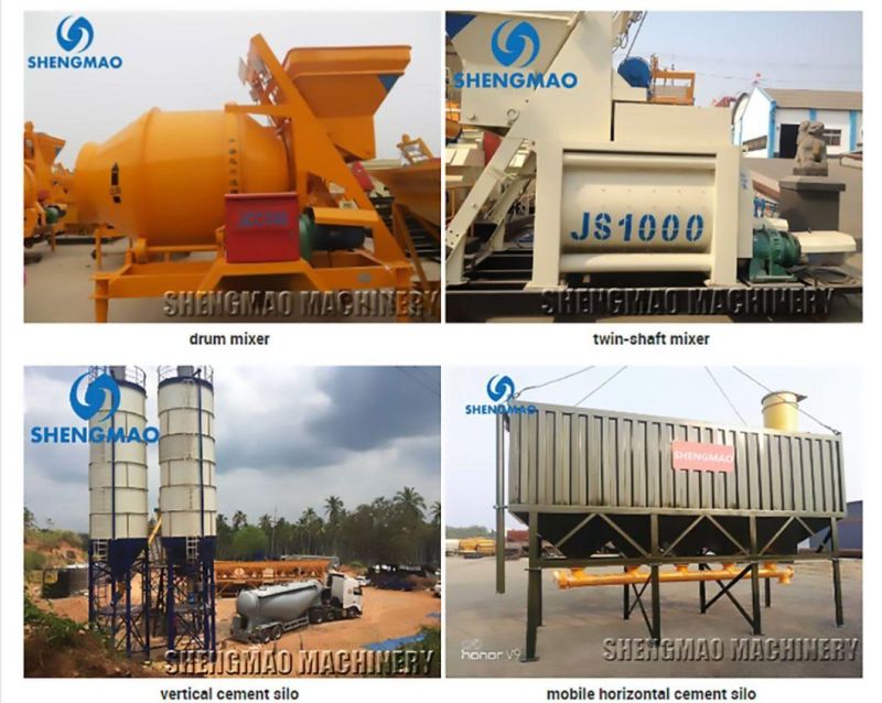 20m3/H 30m3/H 60m3/H 100m3/H Ready Wet Mix Mini Small Portable Mobile Concrete Batching Mixing Plant