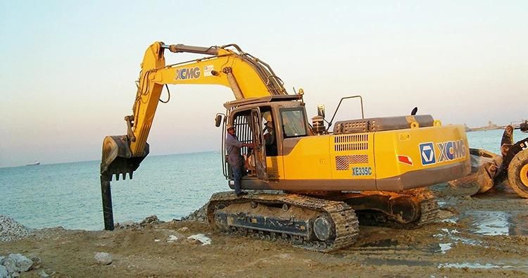 XCMG Official 33 Ton Excavator Xe335c China New Hydraulic Crawler Excavator with Isuzu Engine