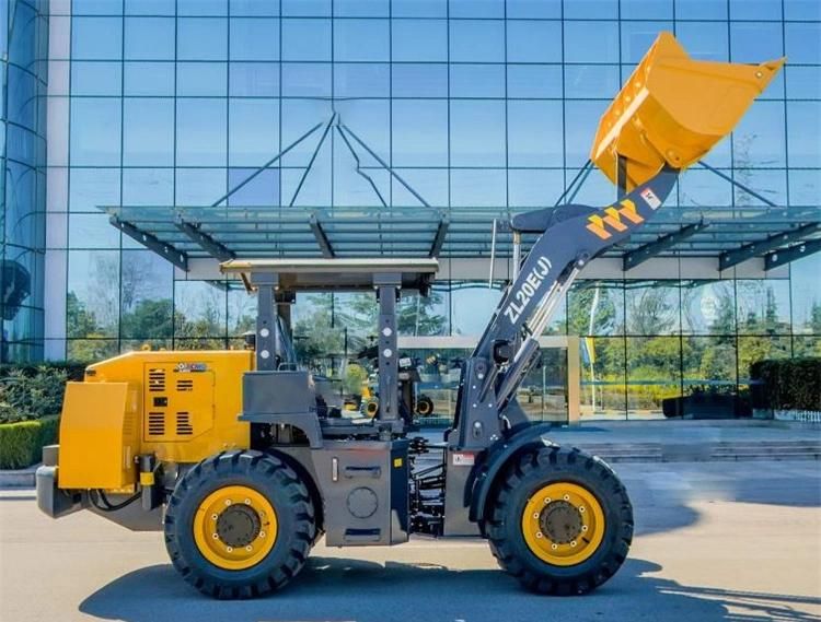 XCMG Official Zl20e (J) Mining Machine 2 Ton Mini Underground Mining Wheel Loader Price