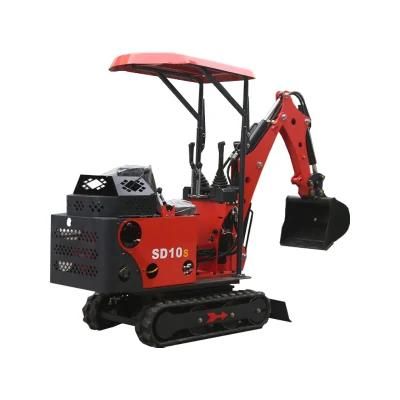 CE Household Home Use Garden Super Mini Excavator Digger Micro Excavator for Sale in UK SD10s