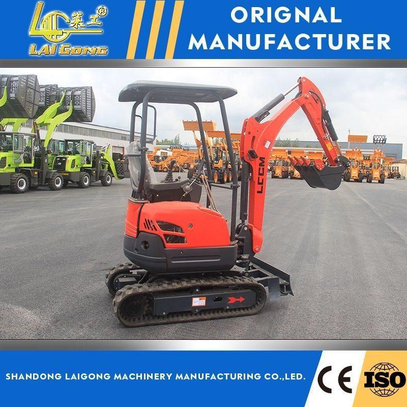 Lgcm CE 2.2t Small Mini Excavator with Quick Coupler Mini Digger for Garden