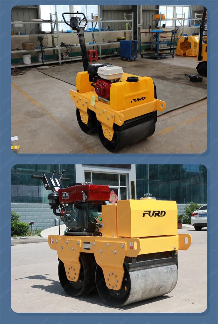 550kg Asphalt Hand Steel Road Roller Diesel Road Roller for Sale