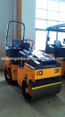 2000kg Full Hydraulic Vibratory Road Roller with Double Drum Jm802h