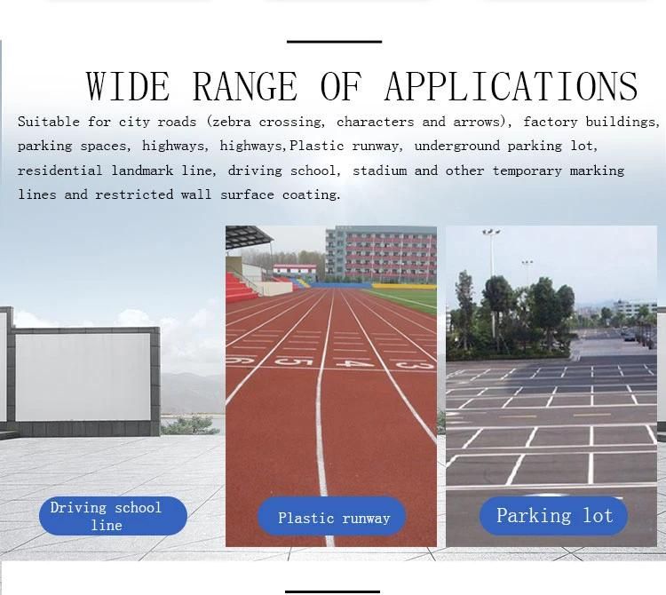 Cold Paint Spray Road Marking Machine for Running Track