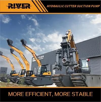 80m3/H 100m3/H - 500m3/H Water Flow Cutter Suction Dredging Pump Dredge Slurry Pump for Reclamation of Rivers &amp; Lakes