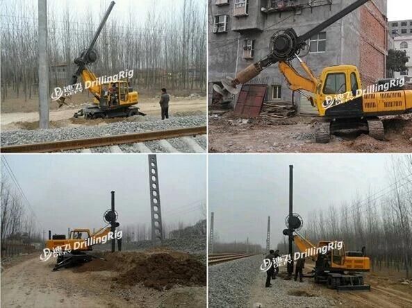 Widely Used Pile Driver Large Diameter Soil Drilling Machine Manufacturer