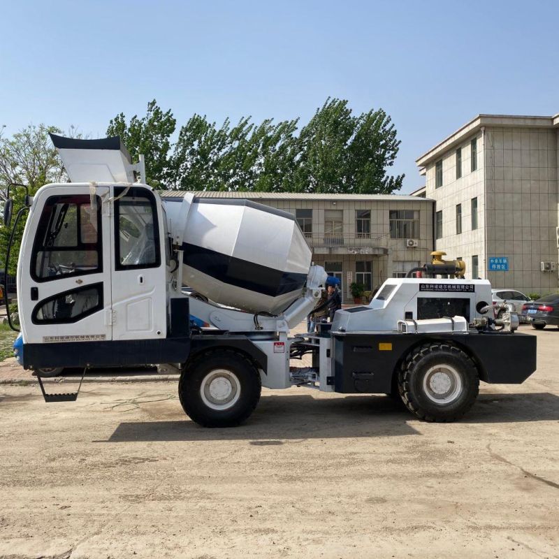 China Factory Supply Mobile Self Loading Concrete Mixer Truck Price