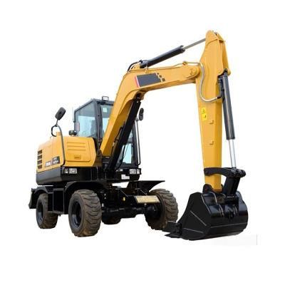 China 6 Ton Hydraulic Pump Sy65W Wheeled Excavators for Sale