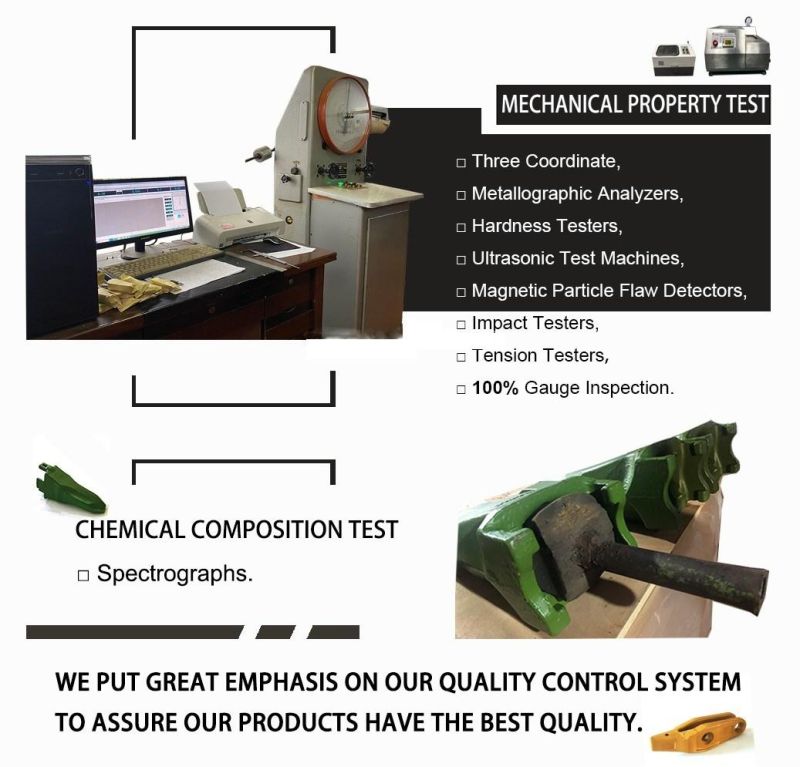 Bucket Tooth for Excavator Backhoe Spare Parts in Forging