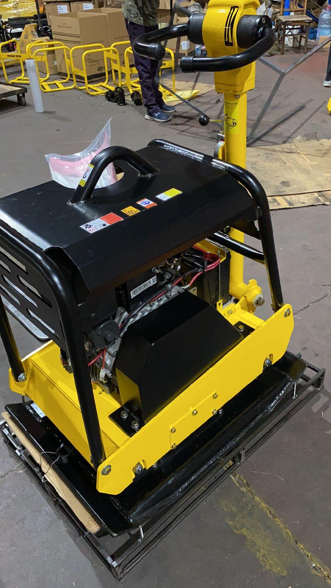 Gasoline Reversable Plate Compactor Clutch Manual Vibrating Earth Compactor for Sale