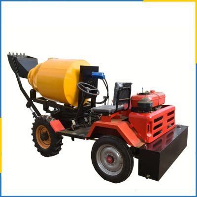 Factory Price Cement Mixer Machine Gt80 Self Loading Mobile Concrete Mixer