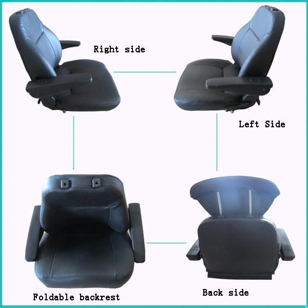 Compact Sideloader Seat for Construction Equipment