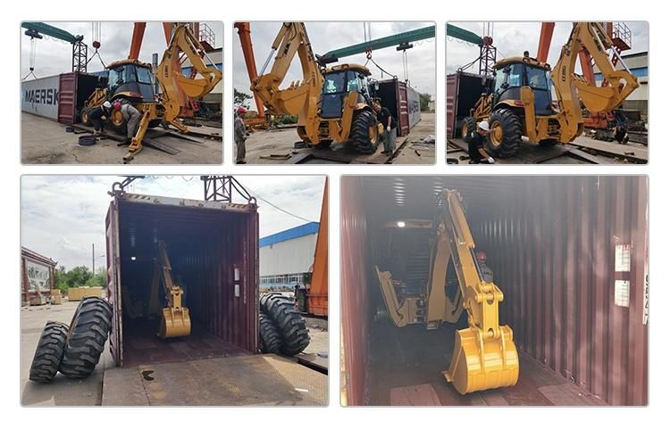 New ATV 4X4 Backhoe 1.6 Ton 2 Ton 2.5 Ton 3 Ton Small Hydraulic 4WD Back Excavator Loader with Optional Attachments