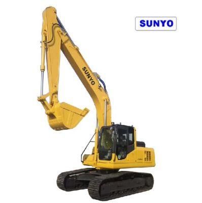 Sy215.9 Model Sunyo Brand Excavator Is Similar Withe Backhoe Loader