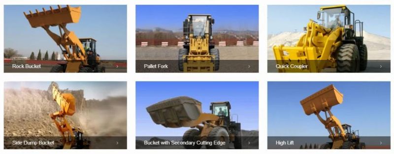 Sem656D China 5 Ton Small Front End Wheel Loader for Sale