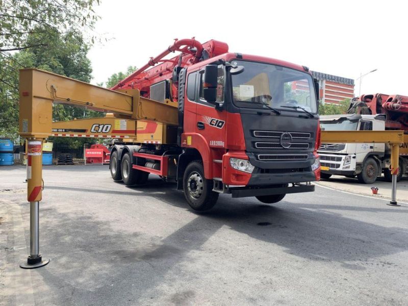 SA-Ny Brand Sym5290thbes 430c-10 Concrete Pumps 43m Trailer Mounted Concrete Pump