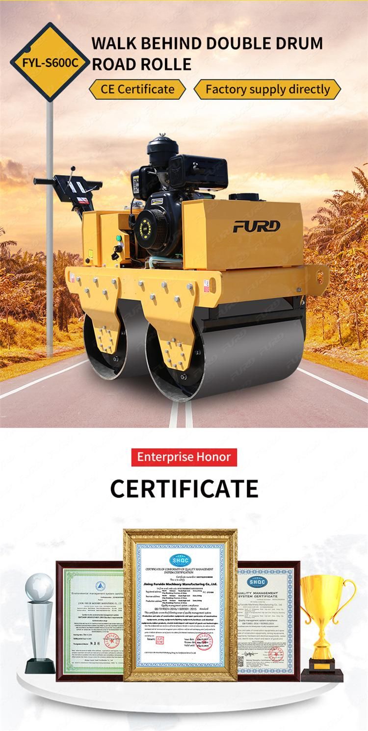 Factory Sale Baby Roller 550kg Cheap Price Vibratory Road Roller