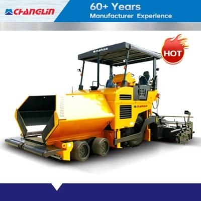 Changlin Asphalt Paver 6m Full Hydraulic Wheel Road Pave Gya6000lb