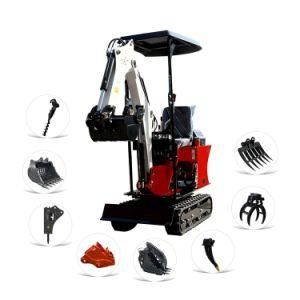 0.6ton Portable Mini Digger/650kg Smallest Mini Excavator for Sale/Mini Digger Excavator 1ton